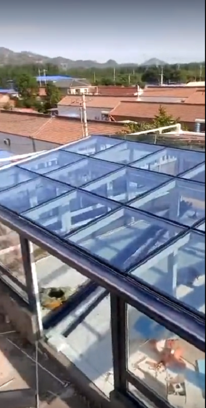 大北坞100铝方管系列阳光房low-e玻璃